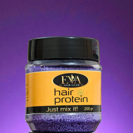Eva Hair Protein Balls Jar (200g) | Purple Formula for Hair Repair & Protection