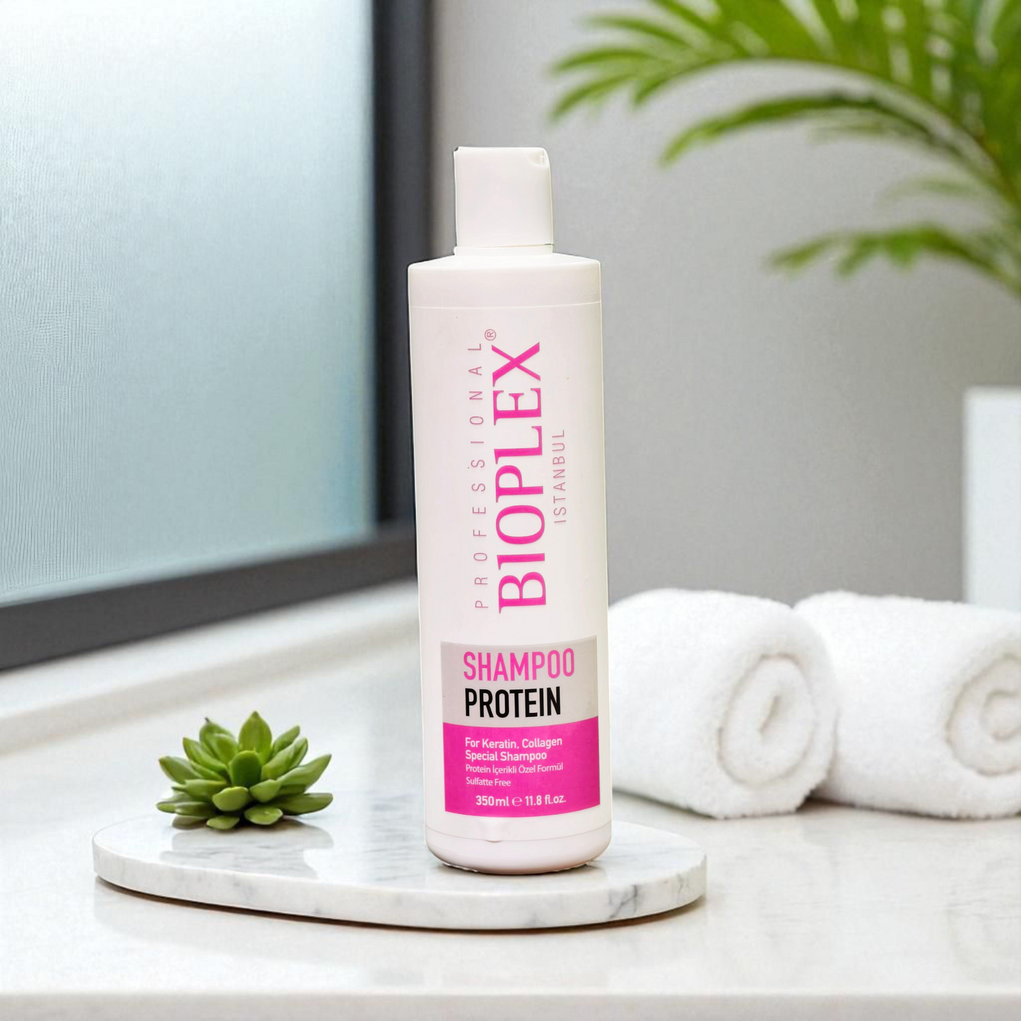 Bioplex Protein Shampoo for Hair Strengthening with Keratin Collagen 350ml