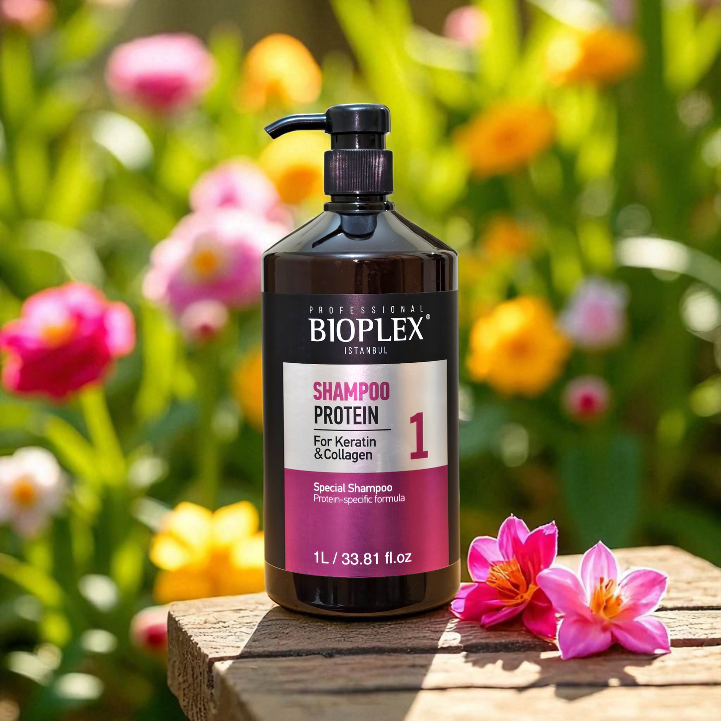 Bioplex Professional Protein Shampoo 1L – For Keratin & Collagen Treatment