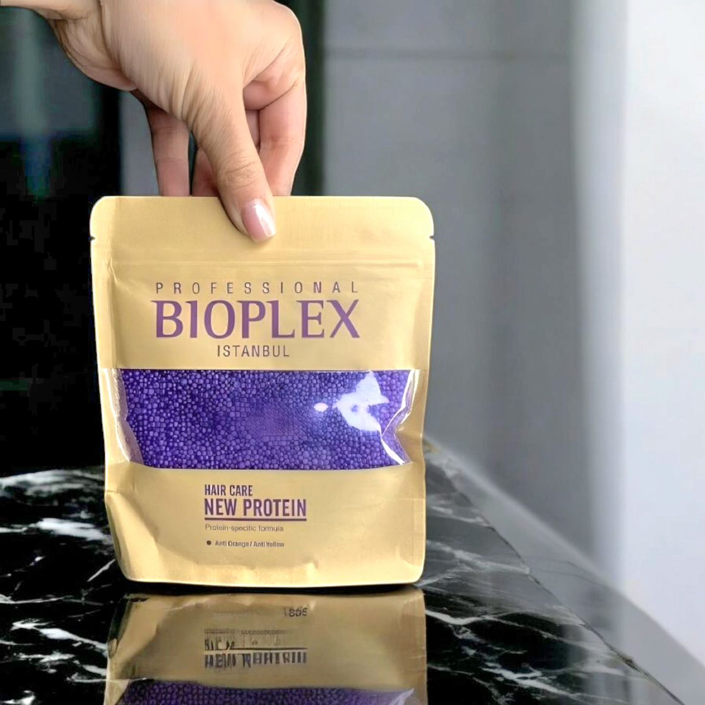 Bioplex Hair Protein Treatment 50g – Purple Protein Balls for Damage Repair
