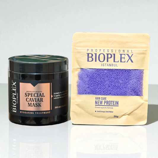 Caviar Hair Mask 500ml + 50g Purple Protein Balls Sachet