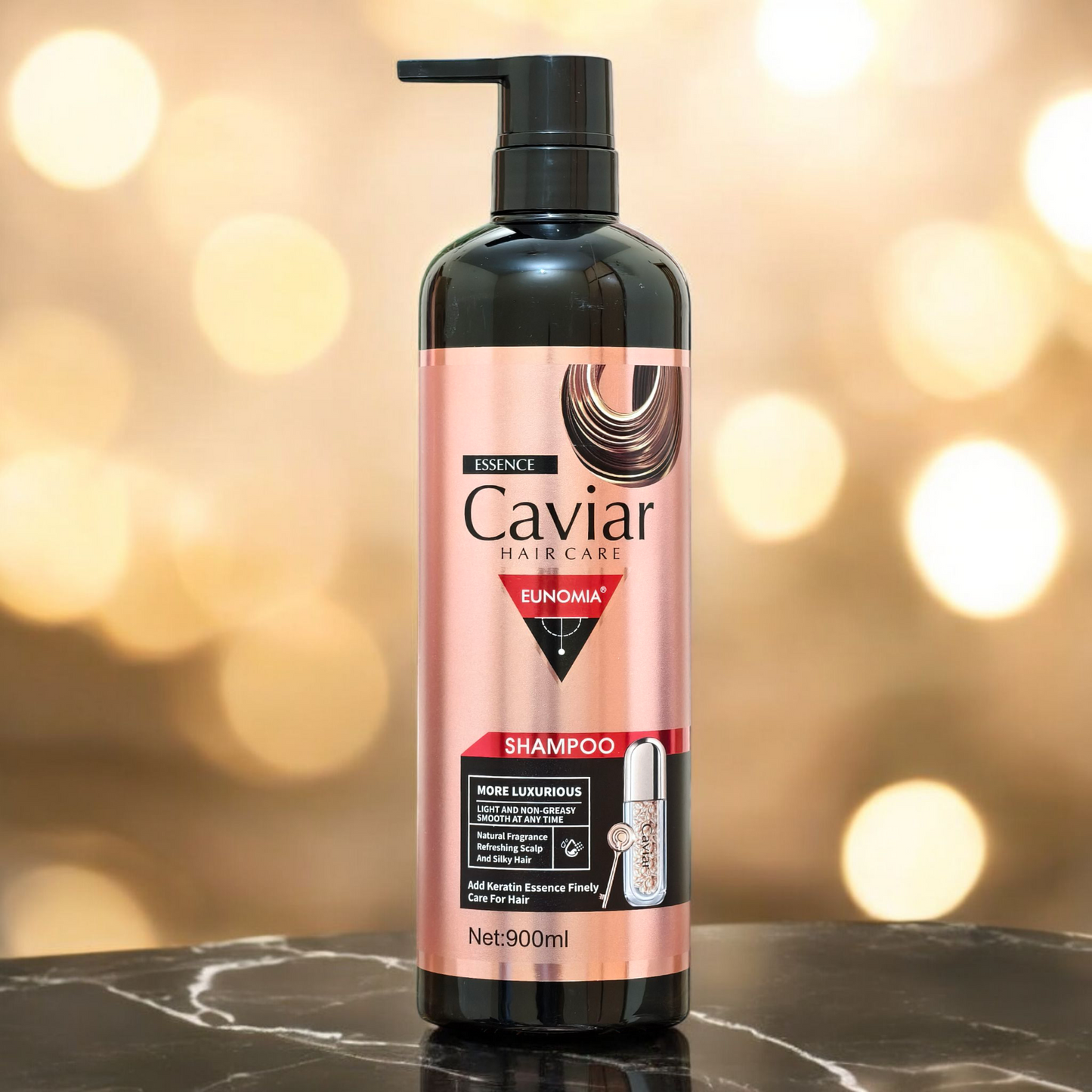 EUNOMIA Caviar Essence Shampoo – Luxury Keratin Nourishment & Shine | 900ml