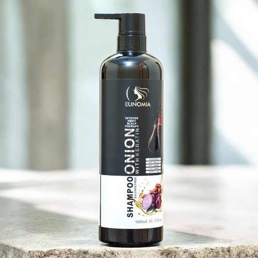 EUNOMIA Onion & Keratin Shampoo – Sulfate-Free Strength & Shine | 900ml