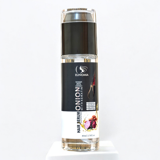 EUNOMIA Onion & Keratin Hair Serum – Anti Hair Loss, Smooth & Shine | 80ml