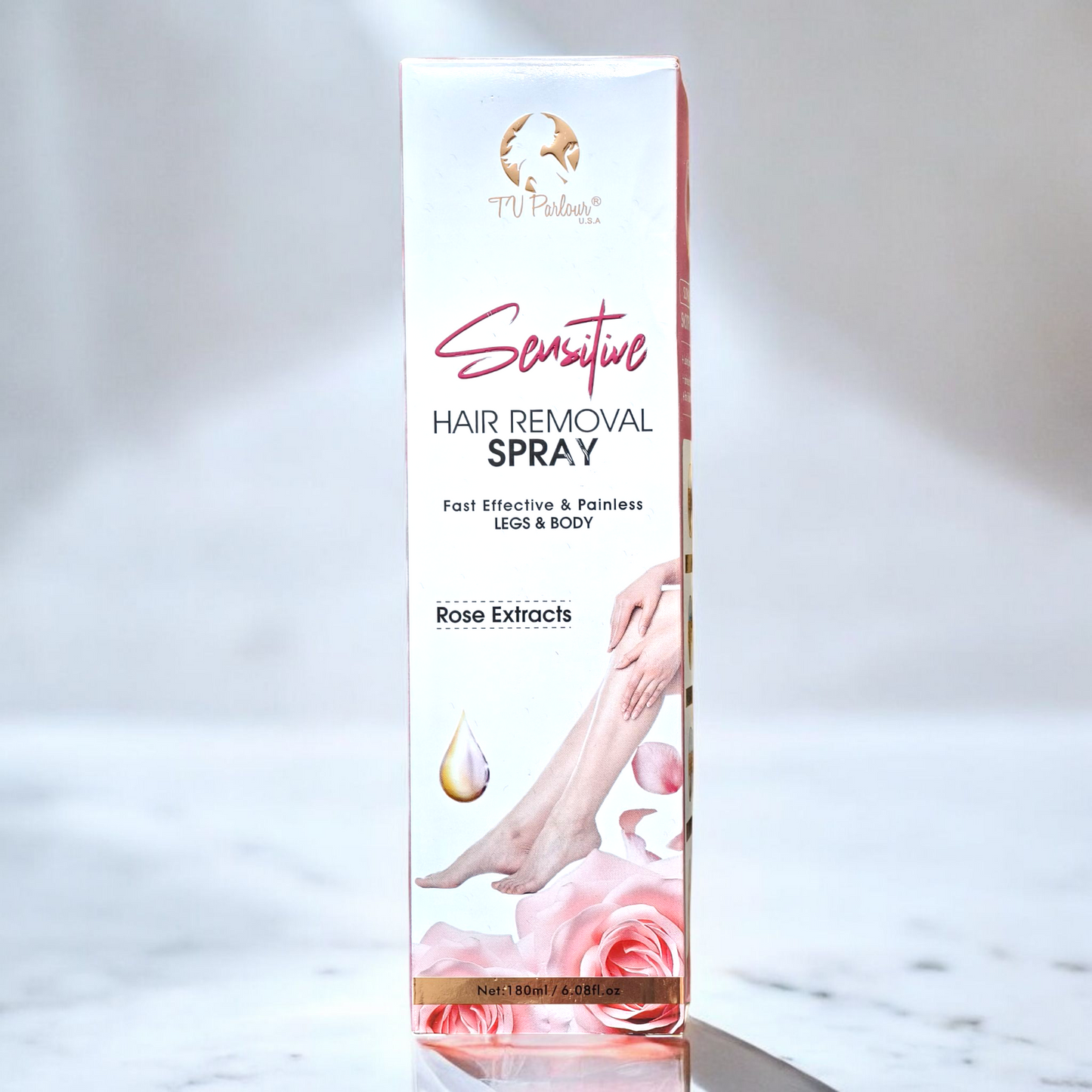 Rose Extract Hair Removal Spray – Painless & Fast
