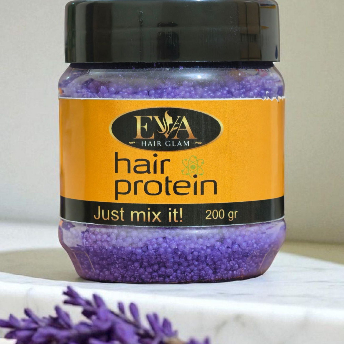 Eva Hair Protein Balls Jar (200g) | Purple Formula for Hair Repair & Protection