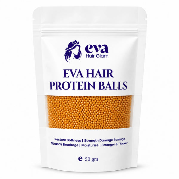 Eva Golden Protein Balls 50g Sachet – Professional Hair Protein Treatment
