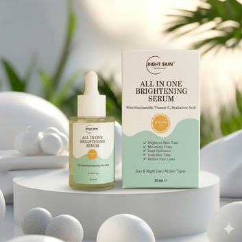 Eva Right Skin Brightening Serum 30ml – Vitamin C, Niacinamide & Hyaluronic Acid for Glowing Skin
