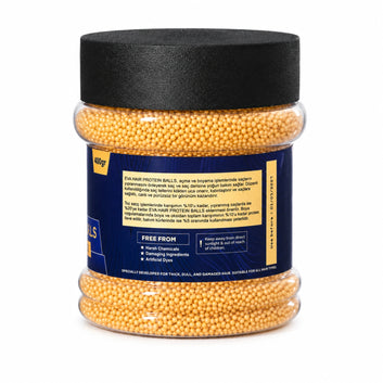Eva Golden Hair Protein Balls 400g Jar – Advanced Collagen & Keratin Hair Repair for Strong, Healthy Hair
