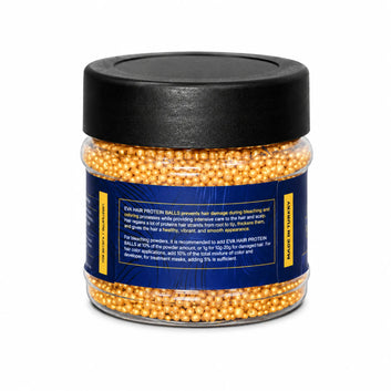 Eva Golden Hair Protein Balls – 100g Jar Collagen & Keratin Hair Repair Treatment
