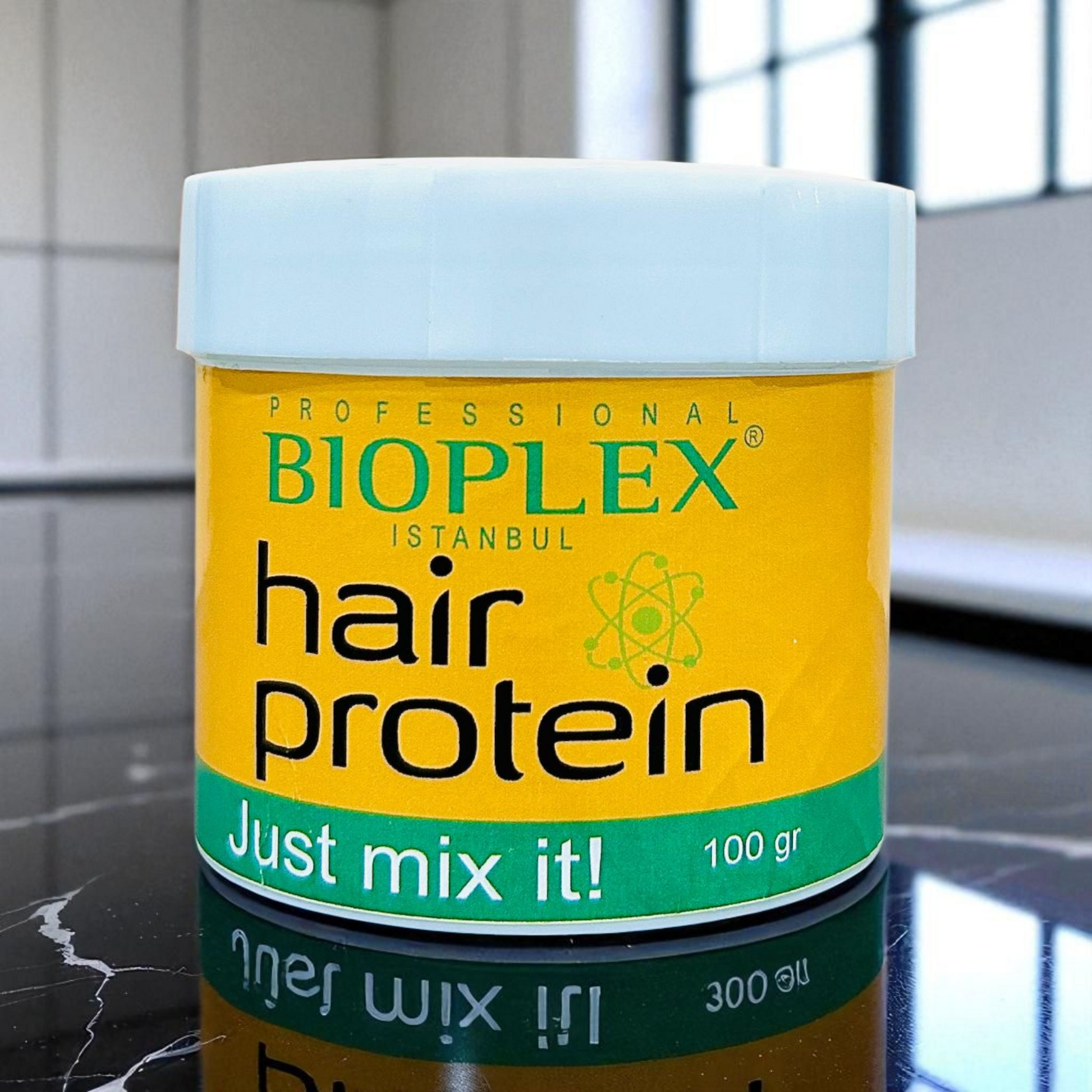 Eva Hair Glam Bioplex Golden Protein Jar for anti breakage and shine restoration