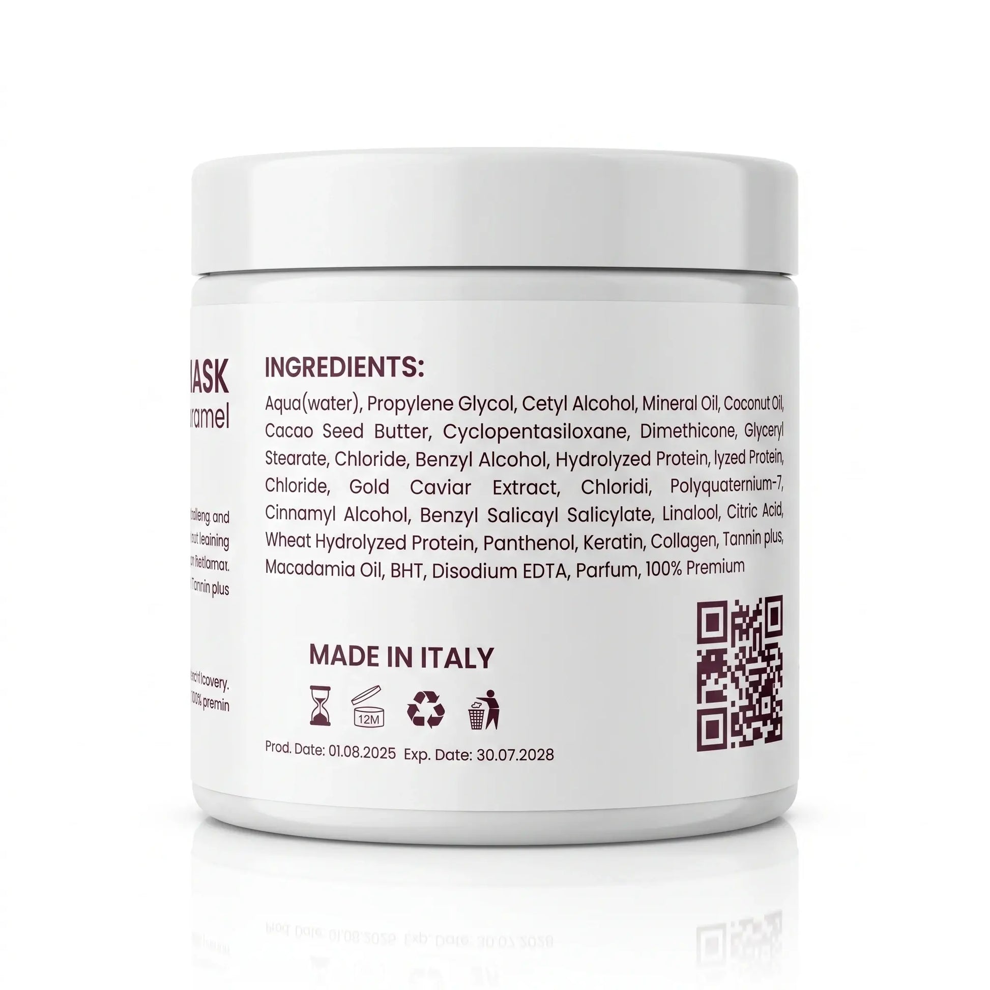 EVA Purple Hair Mask 500ml back