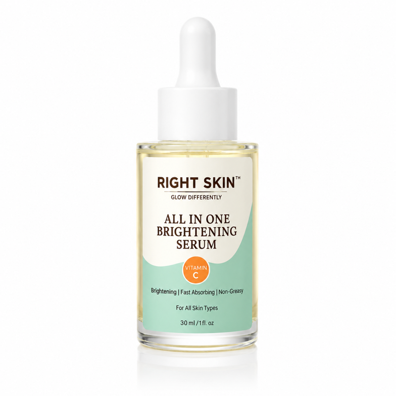 Eva Right Skin Brightening Serum 30ml – Vitamin C, Niacinamide & Hyaluronic Acid for Glowing Skin