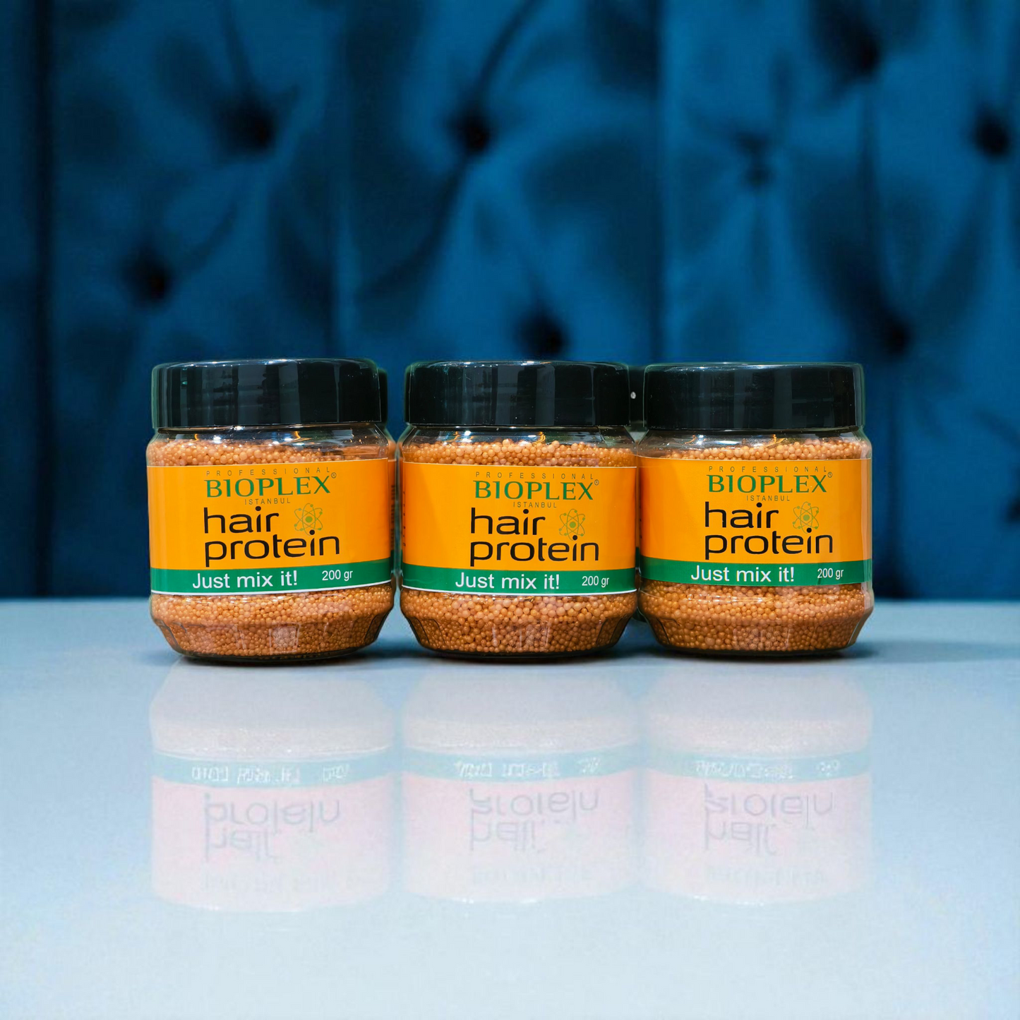 Golden Protein Balls for Bleached Hair and color protection