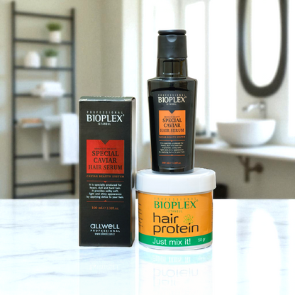 Caviar Hair Serum + 50g Golden Protein Balls Jar