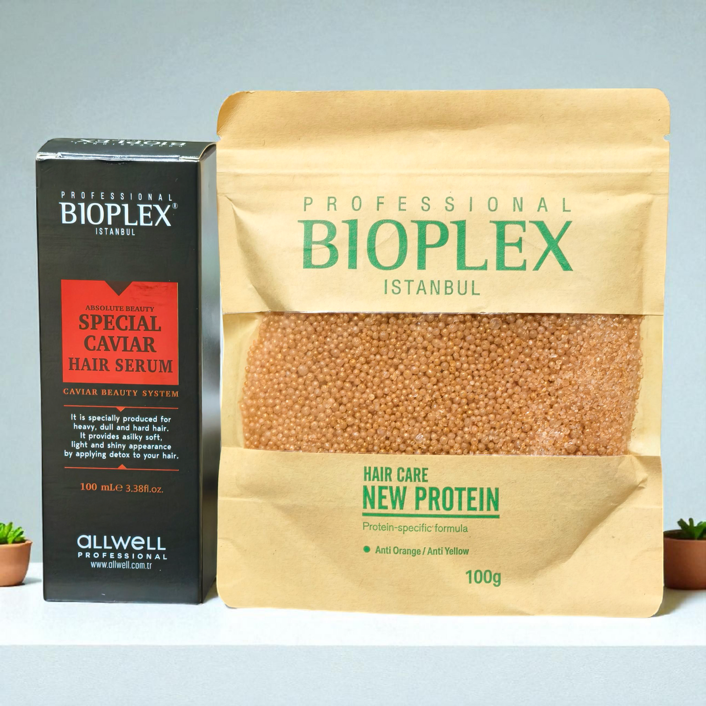 Caviar Hair Serum + 100g Golden Protein Balls Sachet