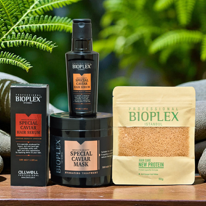 Caviar Serum + 50g Golden Protein Balls Sachet + Caviar Mask 500ml
