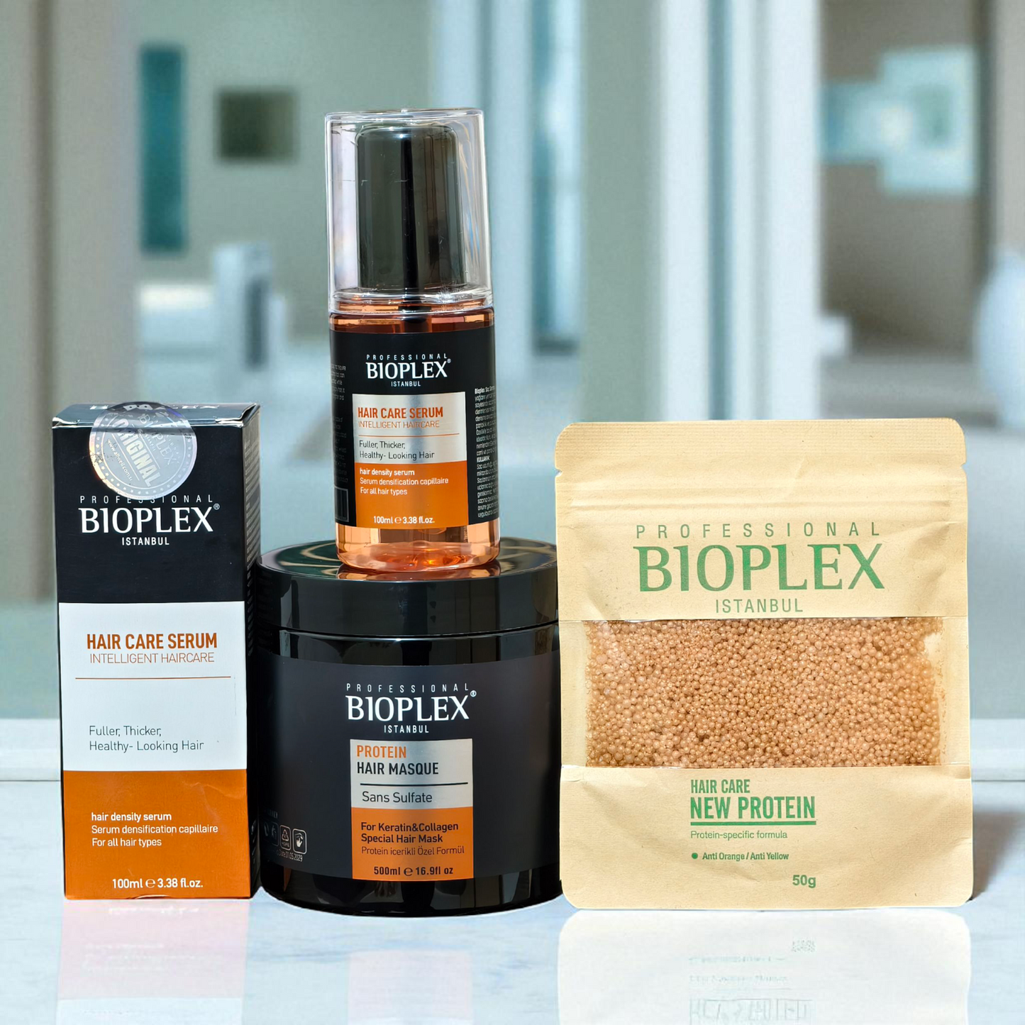 50g Golden Protein Balls Sachet + Protein Serum + Protein Mask 500ml