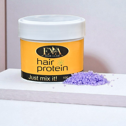 Eva Hair Glam Purple Protein Balls – 100g Jar | Advanced Hair Repair & Protection