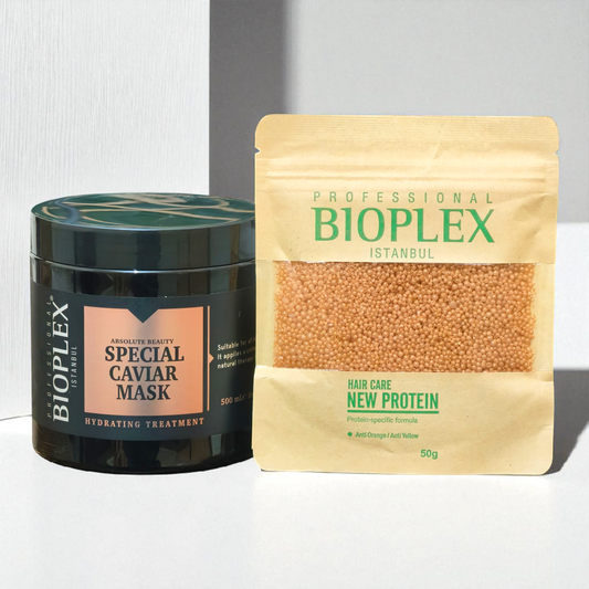 Caviar Hair Mask 500ml + 50g Golden Protein Balls Sachet