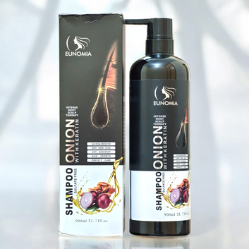 EUNOMIA Onion & Keratin Shampoo – Sulfate-Free Strength & Shine | 900ml