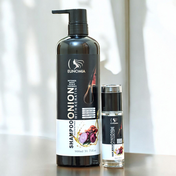 EUNOMIA Onion + Keratin Shampoo & Serum Combo