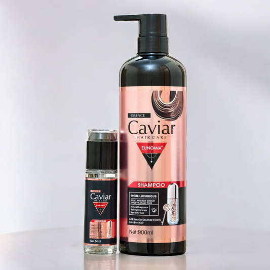 EUNOMIA Caviar Shampoo & Keratin Serum Combo