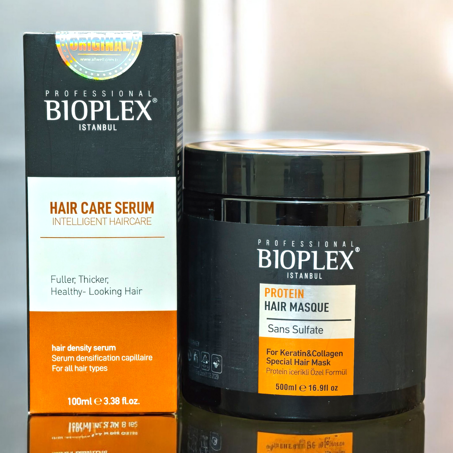 Density Protein Hair Serum & Protein Hair Treatment Mask Combo