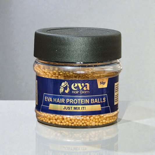 Eva Golden Hair Protein Balls 50g Jar