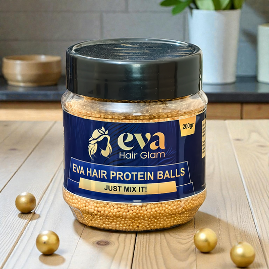 Eva Golden Hair Protein Balls 200g Jar