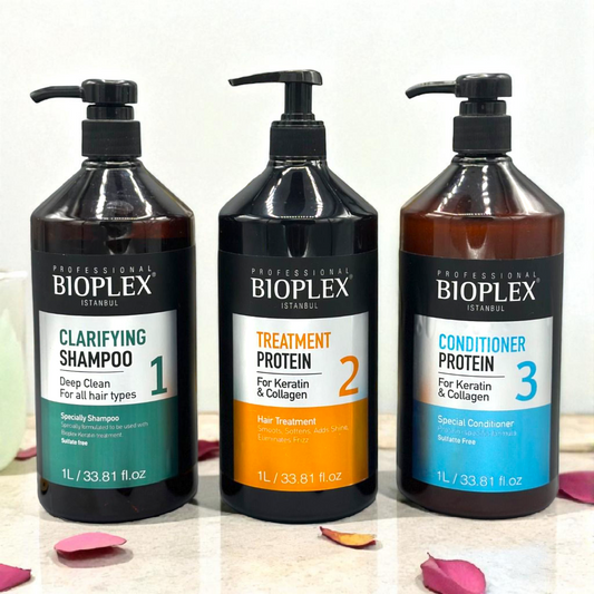 Bioplex Complete Care Combo β Clarifying Shampoo 1L + Keratin Collagen Treatment + Conditioner