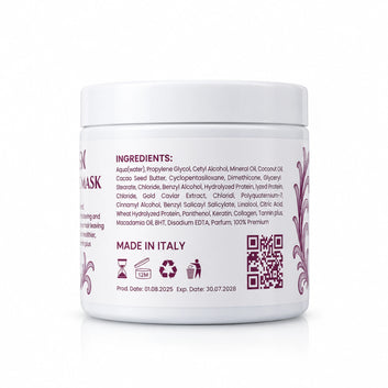 EVA Purple Hair Mask 500ml – Deep Repair & Nourishment Hair Treatment