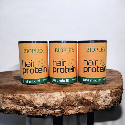 Bioplex Hair Strengthening Protein Balls jar for silky soft results