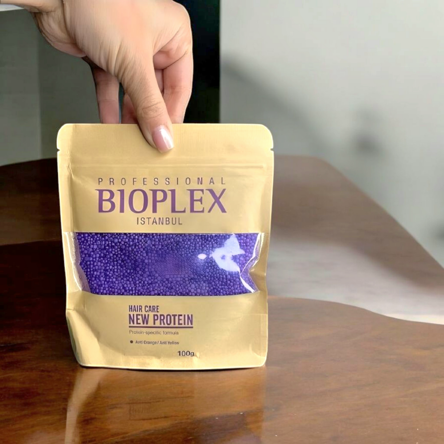 Bioplex Purple Protein Balls anti breakage formula for bleached hair