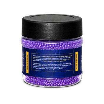 Eva Hair Glam Purple Protein Balls 100g – Collagen & Keratin Hair Repair for Treated Hair