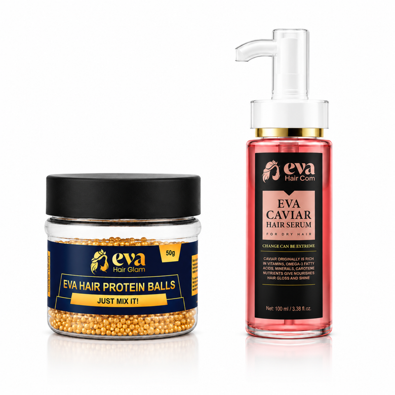 EVA Hair Protein Balls + Eva Caviar Serum 100ml Combo