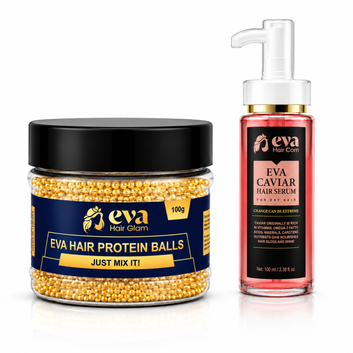 EVA Hair Protein Balls + Eva Caviar Serum 100ml Combo