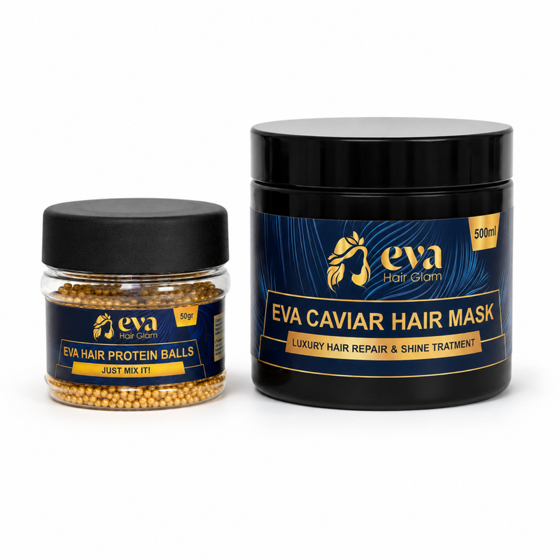 Eva Caviar & Protein Balls Hair Repair Combo (Anti-Frizz & Shine Treatment)