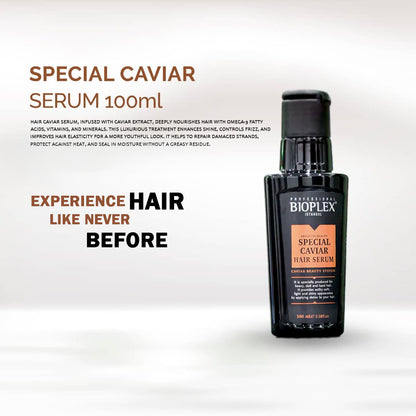 Bioplex Caviar Hair Serum 100ml – Anti-Frizz, Shine Booster & Damage Repair for All Hair Types